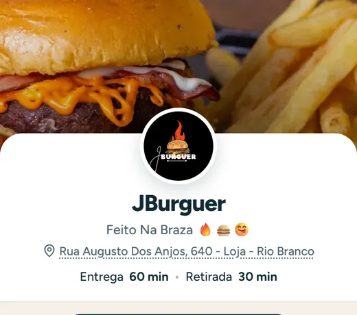 Vitrine da JBurguer